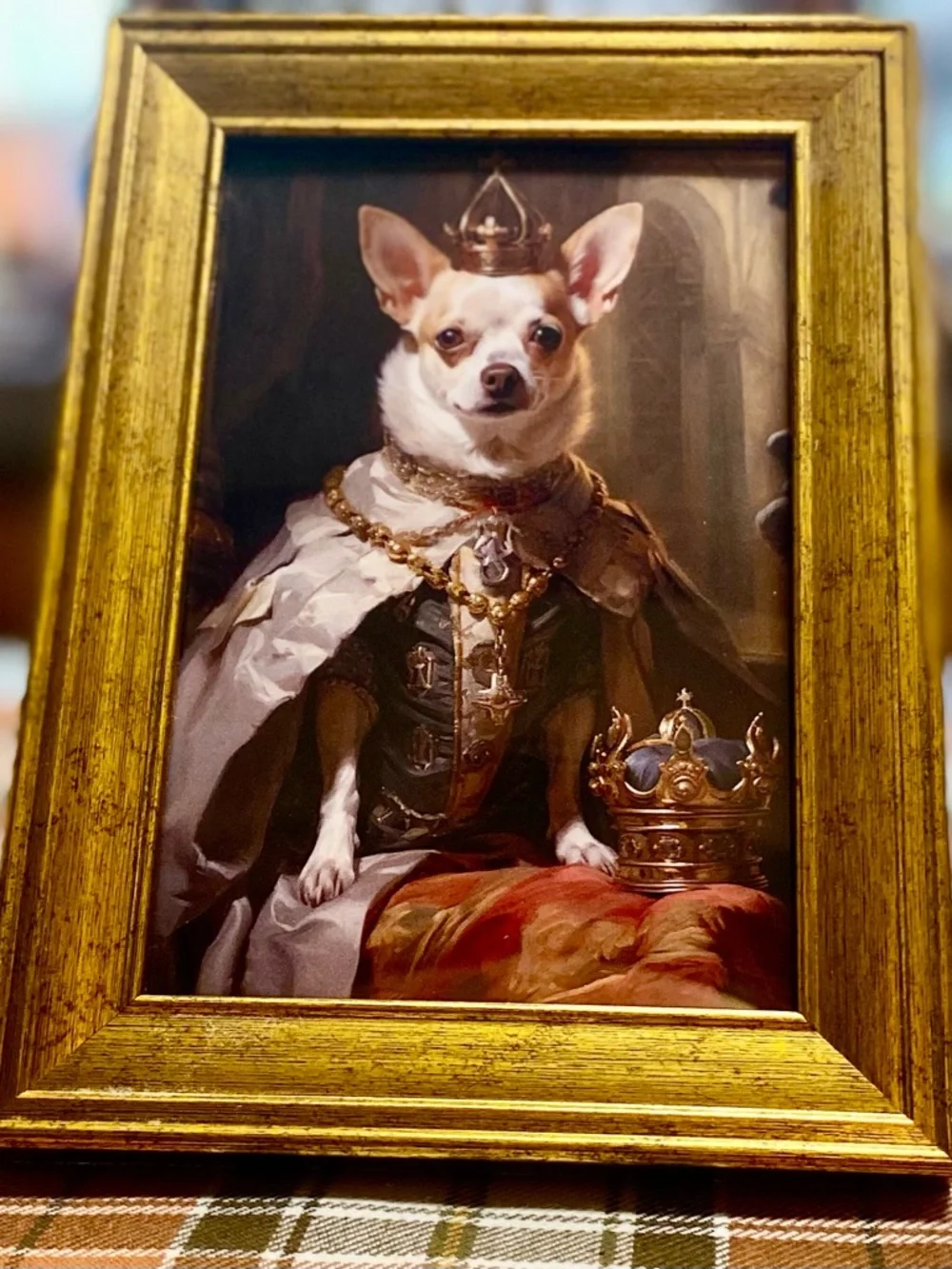 Sir Reginald of Ashbourne Framed Dog Portrait English Ralph Lauren Inspired - Picture 2 of 4